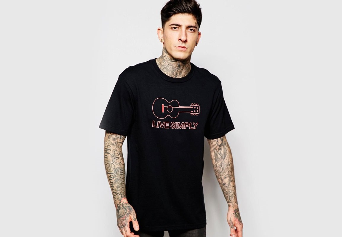 V-Neck Long T-Shirt - Imagen 2