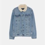 Woolen denim jacket