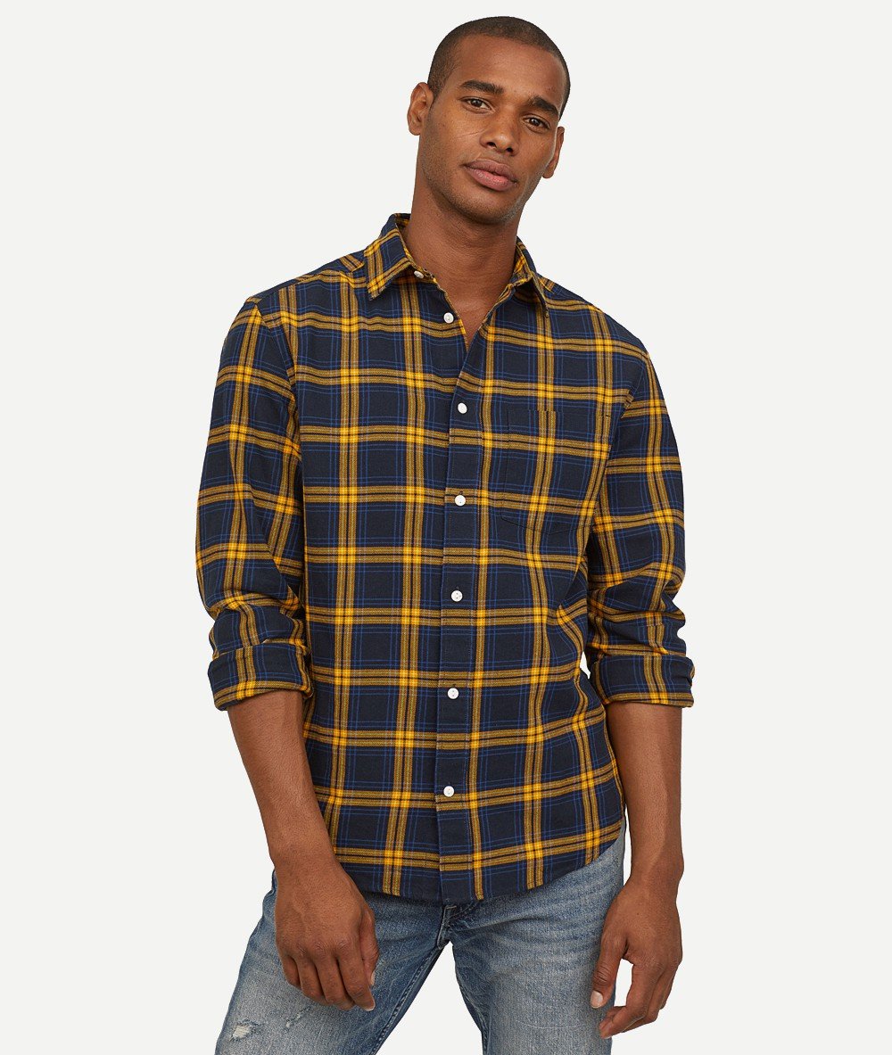 Long-sleeved checkered shirt - Imagen 5