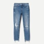 Scratched Jean Pants